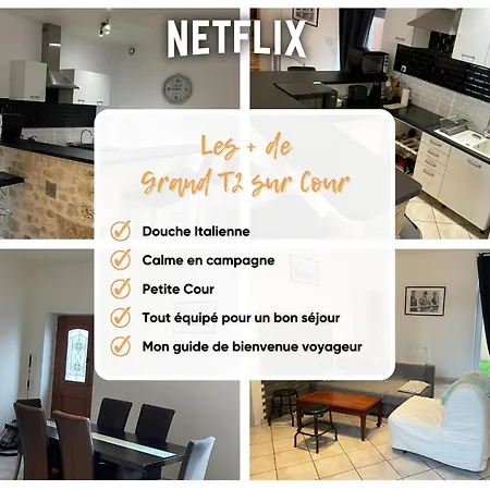 Grand T2 Sur Cour Apartmán Aufferville